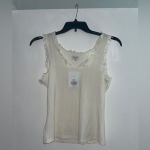 true craft white tank top, size medium, originally $26.50